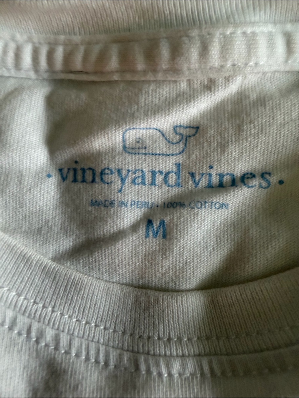 Vineyard Vines White Pocket Tee with Multicolor Floral Whale - Picture 7 of 8